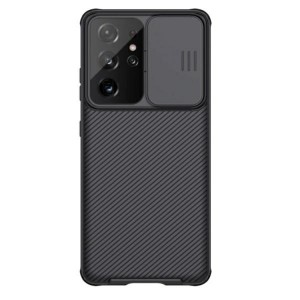 camera protection Samsung A22 4G case carbon look black