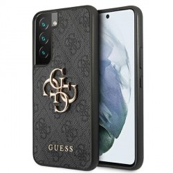 Guess Samsung S22 Cover Case 4G Big Metal Logo Gray