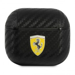 Ferrari AirPods 3 Hülle Case Cover On Track Carbon Schwarz