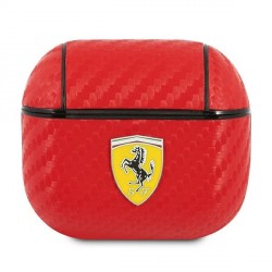 Ferrari AirPods 3 Case Cover On Track Carbon Red