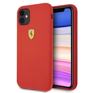 Ferrari iPhone 11 Silikon Hülle Case Cover On Track Rot