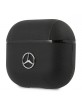 Mercedes AirPods 3 Case Cover Electronic Line Leather Black