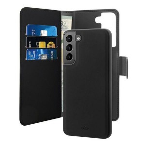 Puro Samsung S22 Wallet Book Case + Cover 2in1 Black