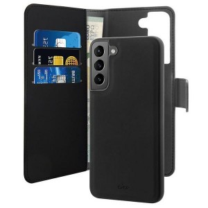 Puro Samsung S22 Plus Wallet Book Case + Cover 2in1 Black