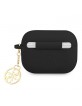 Guess AirPods Pro Hülle Case Cover Silikon Charm 4G Schwarz