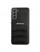 AMG Samsung S21 FE Cover Case Genuine Leather Debossed Black