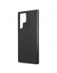 AMG Samsung S22 Ultra Cover Case Carbon Stripe & Embossed Black