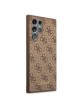 Guess Samsung S22 Ultra Case Cover 4G Charms Brown