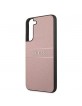 Guess Samsung S22 Plus Case Cover Saffiano Stripe Pink