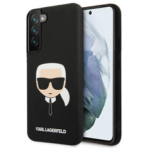 Karl Lagerfeld Samsung S22 Plus Hülle Case Silikon Karl`s Head Schwarz