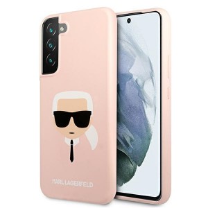 Karl Lagerfeld Samsung S22 Plus Hülle Case Silikon Karl`s Head Rosa
