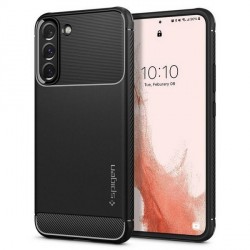 Spigen Samsung S22 Hülle Rugged Armor matte Schwarz