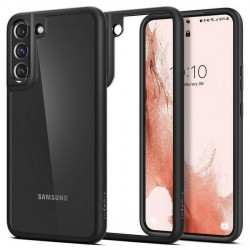 Spigen Samsung S22 Hülle Ultra Hybrid Matte Schwarz