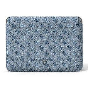 Guess Notebook / Tablet Hülle 13, 14 4G Uptown Triangle Logo Blau