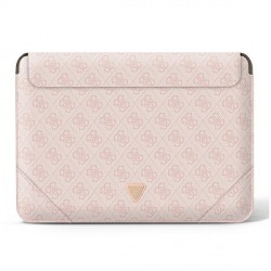 Guess Notebook / Tablet Hülle 13, 14 4G Uptown Triangle Logo Rosa
