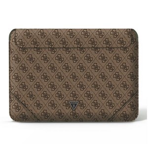 Guess Notebook / Tablet Sleeve 16" 4G Uptown Triangle Logo Brown