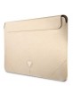 Guess Notebook / Tablet Hülle 16 Zoll Saffiano Triangle Logo Gold