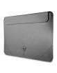 Guess Notebook / Tablet Case 16 Inch Saffiano Triangle Logo Silver