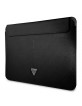 Guess Notebook / Tablet Sleeve 16 Inch Saffiano Triangle Logo Black