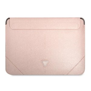 Guess Notebook / Tablet Case 16 Inch Saffiano Triangle Logo Pink
