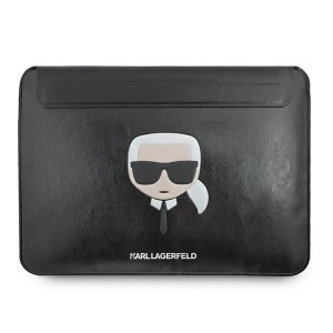 Karl Lagerfeld Notebook / Tablet 13-14" Bag Case Karl`s Head Black
