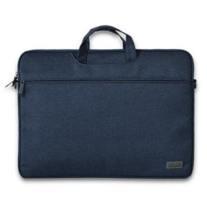 Beline laptop / notebook bag 16" plush lined blue