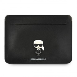 Karl Lagerfeld Notebook / Tablet 16 Zoll Saffiano Tasche Ikonik Karl Schwarz