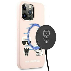 Karl Lagerfeld iPhone 13 Pro MagSafe Case Cover Pink