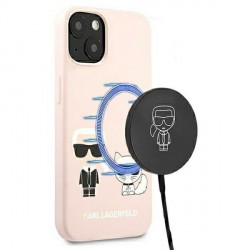 Karl Lagerfeld iPhone 13 MagSafe Case Cover Pink