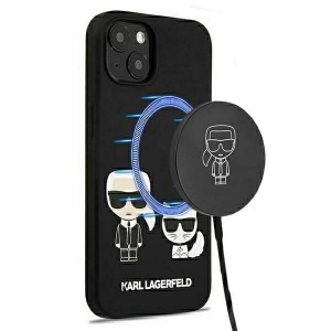 Karl Lagerfeld iPhone 13 MagSafe Case Cover Black