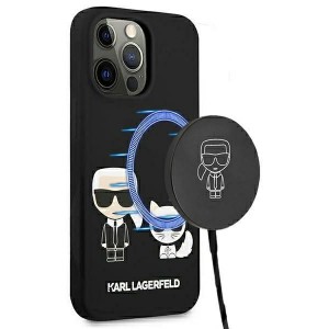 Karl Lagerfeld iPhone 13 Pro Max MagSafe Case Cover Black