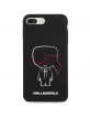 Karl Lagerfeld iPhone 8 Plus / 7 Plus Case Silicone Karl Ikonik Black