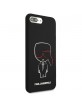 Karl Lagerfeld iPhone 8 Plus / 7 Plus Case Silicone Karl Ikonik Black