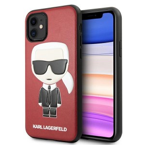 Karl Lagerfeld iPhone 11 Hülle Cover Case Ikonic Karl Fullbody Rot
