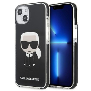 Karl Lagerfeld iPhone 13 Case Cover Iconic Karl Black