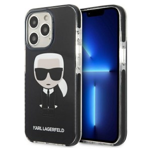Karl Lagerfeld iPhone 13 Pro Max Case Cover Iconic Karl Black