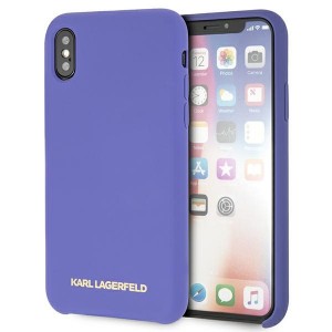 Karl Lagerfeld iPhone X / Xs case cover silicone violet