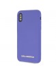 Karl Lagerfeld iPhone X / Xs case cover silicone violet