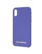 Karl Lagerfeld iPhone X / Xs case cover silicone violet