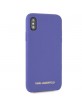 Karl Lagerfeld iPhone X / Xs case cover silicone violet