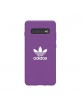 Adidas Samsung S10 Plus Hülle OR Moulded Case CANVAS purple
