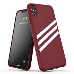 Adidas iPhone Xs Max Case OR Molded Cover Suede Red