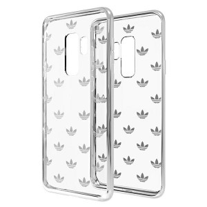 Adidas Samsung S9 Plus Hülle OR Snap Case ENTRY Silber
