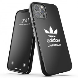 Adidas iPhone 12 / 12 Pro Hülle OR Snap Case Los Angeles Schwarz