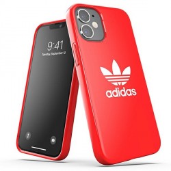 Adidas iPhone 12 mini Hülle OR Snap Case Trefoil Rot