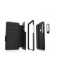 Gear4 Huawei P30 Lite D3O Oxford Book Tasche Case Schwarz