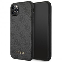 Guess iPhone 11 Pro Case Cover 4G Charms Gray