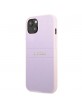 Guess iPhone 13 Case Cover Saffiano Stripe Purple