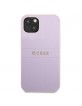 Guess iPhone 13 Case Cover Saffiano Stripe Purple