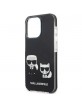 Karl Lagerfeld iPhone 13 Pro Case Cover Karl & Choupette Black